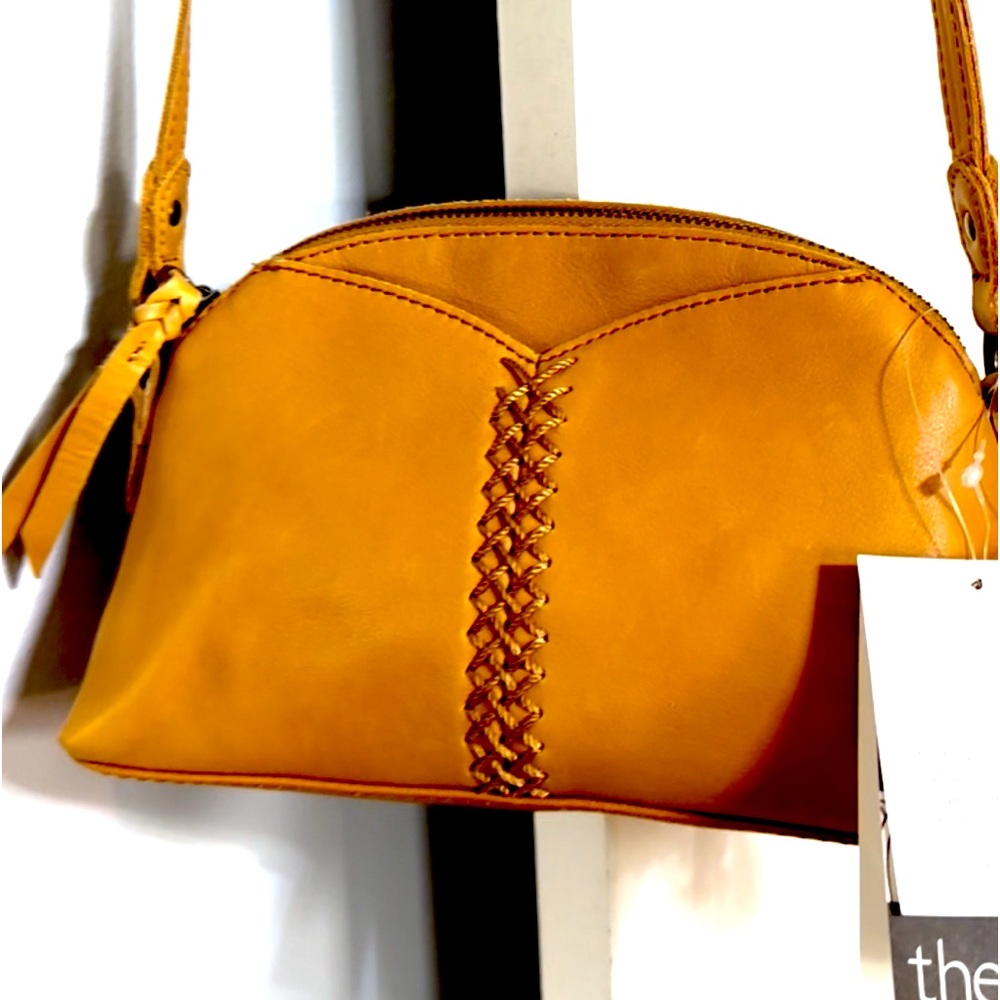 NWT The Sak leather crossbody tan.